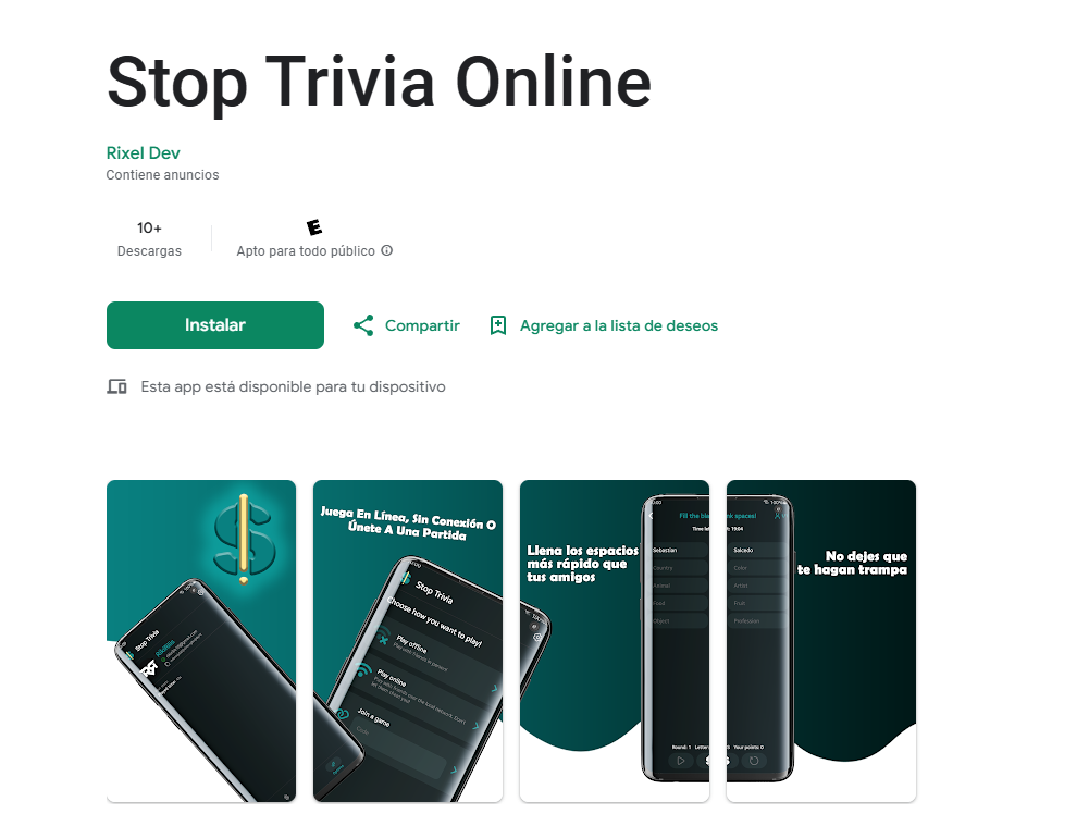 Stop Trivia Online